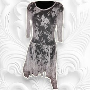 White lace dress